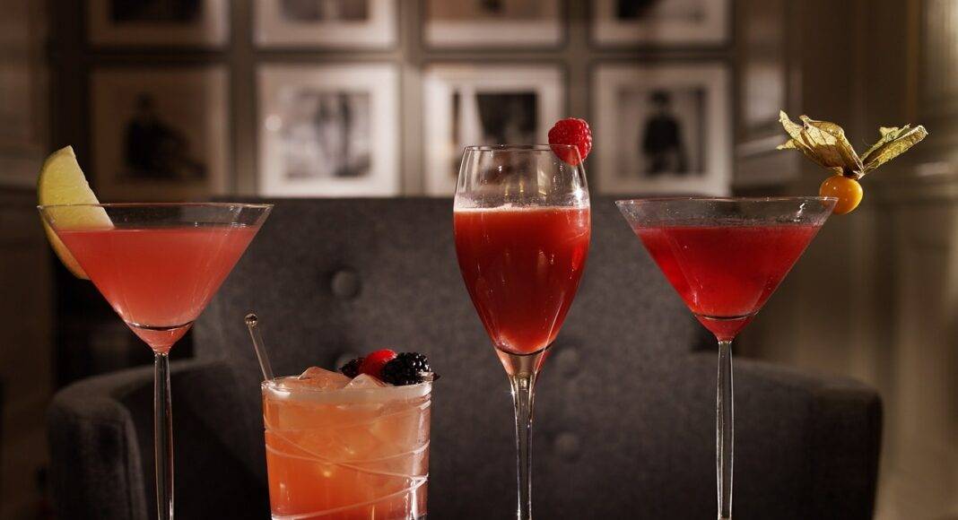 Bitters in Cocktail at Home Bar