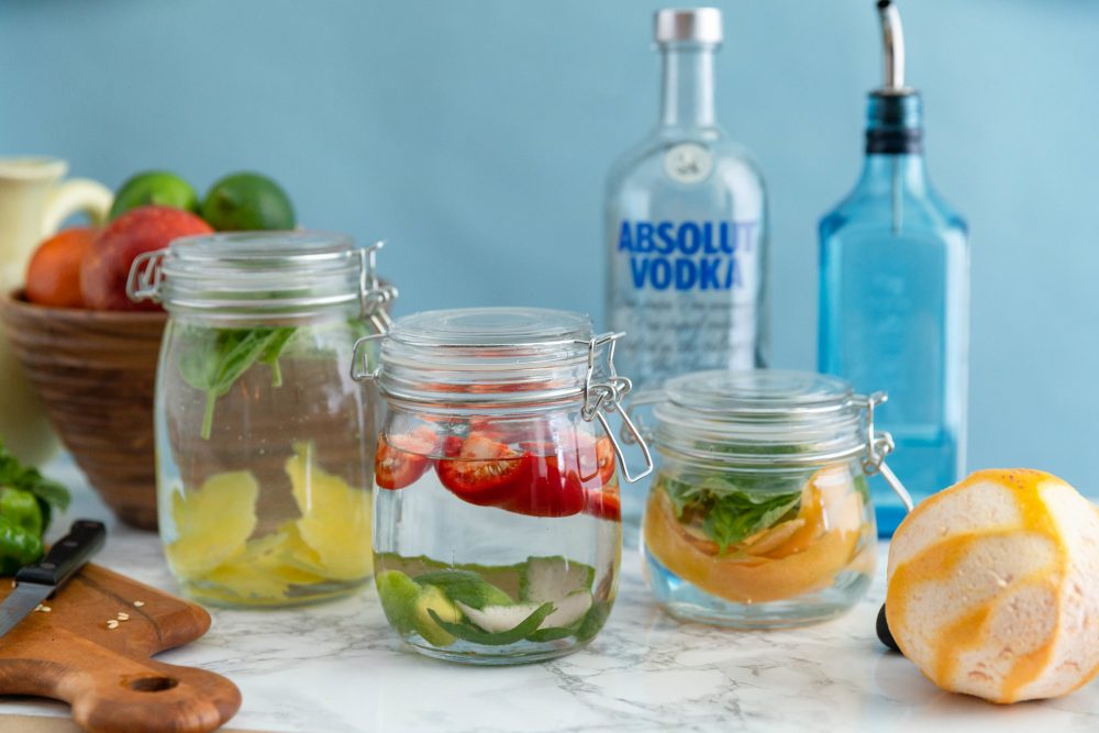 Infuse alcoholic drinks